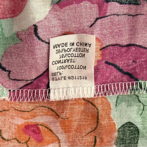 JODIFL Vibrant Floral and Stripe Blouse - Picture 6 of 7